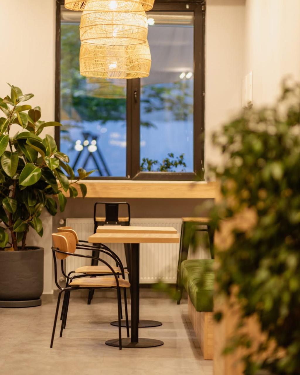 The dining room at Poke Bar Vake