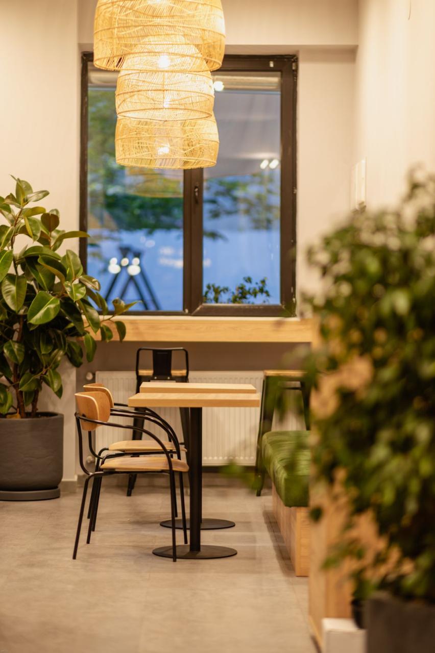 A dining corner at Poke Bar Vake